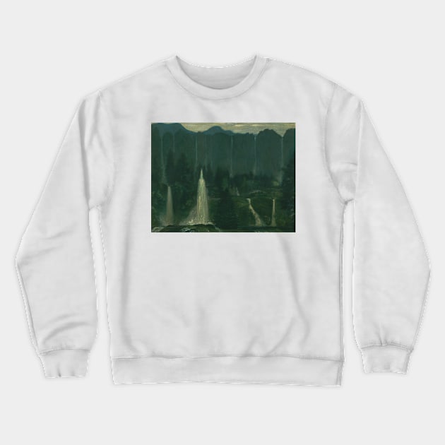 Many Waters by Arthur Bowen Davies Crewneck Sweatshirt by Classic Art Stall